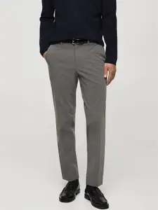 MANGO MAN Men Slim Fit Trousers