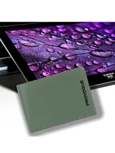 Provogue Men Printed PU Two Fold Wallet