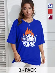 Leotude Women 3 Printed T-shirt