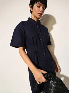 ONLY Flared Sleeve Shirt Mini Dress