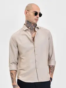 Snitch Men Slim Fit Opaque Casual Shirt