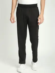 Mark Leute Men Striped Rapid Dry Mid-Rise Track Pants