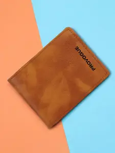 Provogue Men Woven Design PU Two Fold Wallet