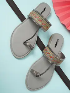 Anouk Women Embellished One Toe Flats