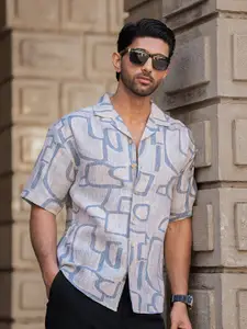 Powerlook Men Opaque Printed Casual Shirt