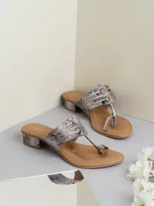 Inc 5 Printed Ethnic Block Sandals