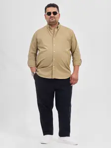 Snitch Men Cotton Relaxed Fit Trouser