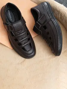 Provogue Men Textured Velcro Sandal