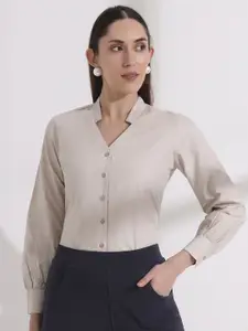 FITHUB Women Opaque Formal Shirt