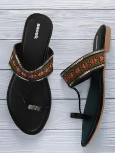 Anouk Women Embellished One Toe Flats