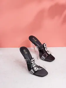 Inc 5 Ethnic High-Top Block Sandals