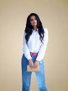 THE CLOWNFISH Donelle Abstract Textured Leather Zip Around Wallet