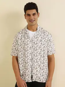 Allen Solly Men Relaxed Fit Spread Collar Floral Printed Casual Shirt