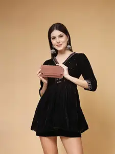 THE CLOWNFISH Women Leather Two Fold Wallet