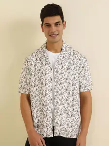 Allen Solly Men Relaxed Fit Spread Collar Floral Printed Casual Shirt