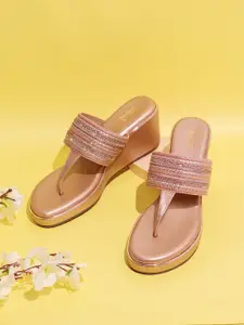 Inc 5 Embellished Ethnic Wedge Sandals