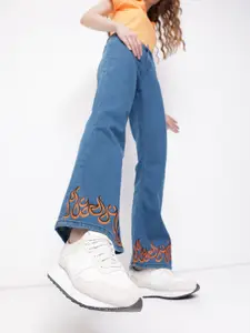 DressBerry Unforgettable Swag Rocking Fire Flared Fit Jeans