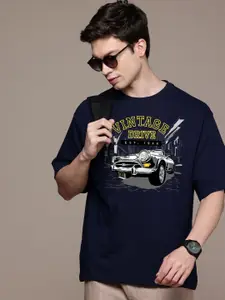 Moda Rapido Men Printed Applique T-shirt