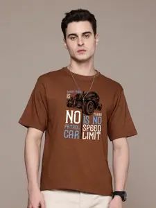 Moda Rapido Men Printed Applique T-shirt