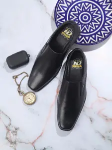 ID Men Leather Formal Slip On Shoes