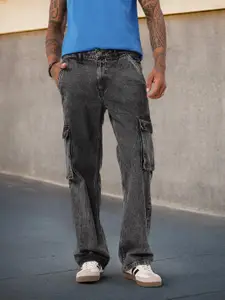 Kook N Keech Street Utility Relaxed Cargo Fit Jeans