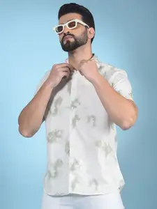 Crimsoune Club Men Classic Slim Fit Floral Opaque Printed Casual Shirt