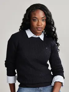 Tommy Hilfiger Women Cable Knit Pullover