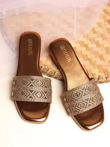 Anouk Women Embellished Open Toe Flats