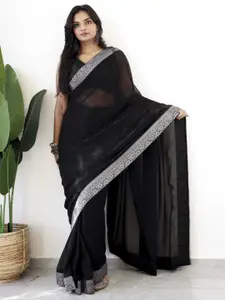 Mitera Zari Poly Georgette Ready to Wear Saree