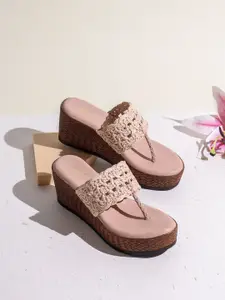 Inc 5 Party Wedge Sandals with Bows