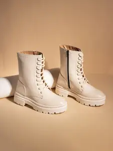 Inc 5 Women Round Toe Block Heel Ankle Boots