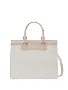 Lino Perros Structured Satchel with Applique