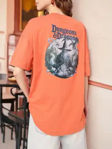 DressBerry Dropped For Comfort Vacanza Drop Shoulder Oversized T-shirt