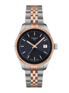 TISSOT Women Dial & Stainless Steel Bracelet Style Straps Analogue Watch T1562102204100