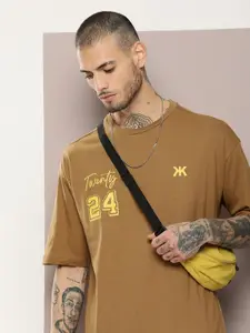 Kook N Keech Typography Printed Oversized Cotton T-shirt