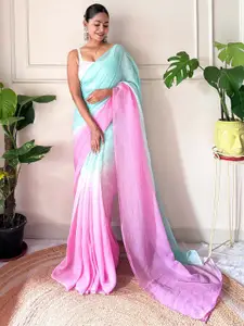 Saree mall Ombre Pure Chiffon Ready to Wear Sarees