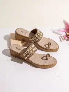Inc 5 Embellished Ethnic Wedge Sandals