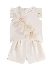 StyleCast x Revolte Girls Floral Top With Shorts