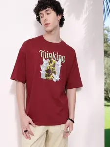 Kook N Keech Pure Cotton Printed Oversized T-Shirt