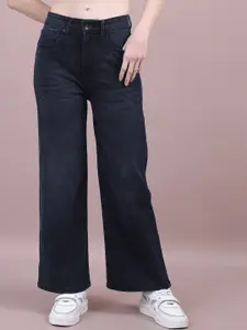 Chemistry Women Comfort Wide Leg High-Rise Light Fade Stretchable Jeans