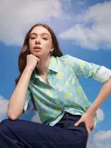 CORSICA Abstract Printed Casual Shirt