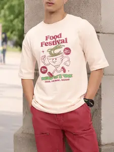 Kook N Keech Printed Pure Cotton Oversized T-Shirt