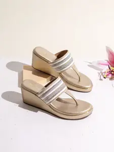 Inc 5 Embellished Ethnic Wedge Sandals
