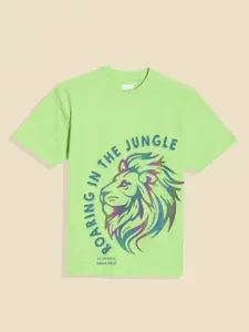 Allen Solly Junior Boys Printed Tropical T-shirt