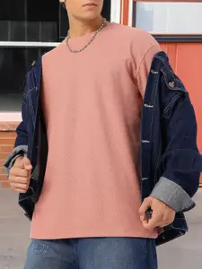 Kook N Keech Textured Relaxed Fit T-shirt