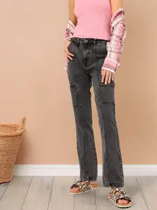 DressBerry Straight Fit Pocket Detailed High-Waist Coloured Jeans