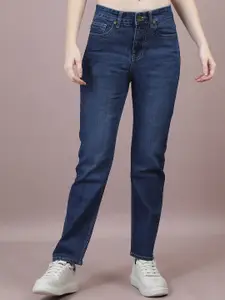 Chemistry Women Comfort Straight Fit High-Rise Light Fade Stretchable Jeans