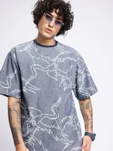 Kook N Keech Printed Oversized Pocket T-shirt