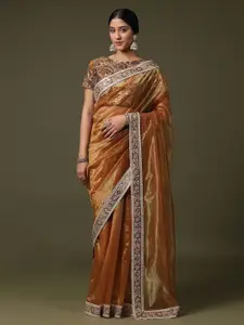 Saree mall Mirror Work Net Sarees