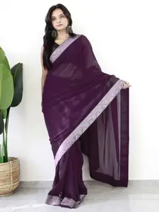 Mitera Zari Poly Georgette Ready to Wear Saree
